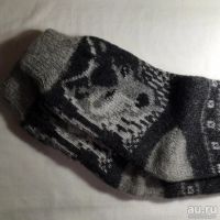 Лот: 12999857. Фото: 2. подарочные шерстяные носки с рисунком... Мужская одежда