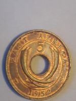 Лот: 10762753. Фото: 2. Восточная Африка 5 центов 1952... Монеты