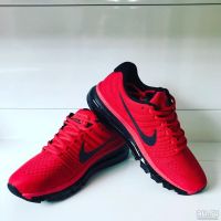 Лот: 9695408. Фото: 2. Кроссовки мужские Nke AirMax красные. Мужская обувь