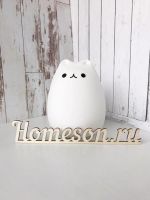 Лот: 11335995. Фото: 5. Силиконовый ночник детский "Котик...