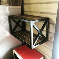 Лот: 18723690. Фото: 3. Полка для микроволновки в стиле... Мебель