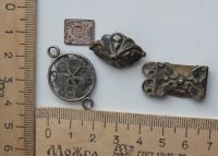 Лот: 15270119. Фото: 2. серебряные кулоны, серебро царская... Ювелирные изделия, бижутерия, часы