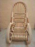 Лот: 14795359. Фото: 2. Кресло-качалка из ивы "Трон". Мягкая мебель