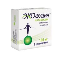 Лот: 23258079. Фото: 2. Экофуцин супп.ваг. 100мг №3. Медицина