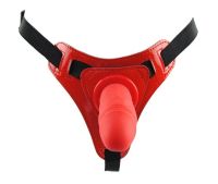 Лот: 8011602. Фото: 2. Страпон "STRAP ON DILDO" красный... Интимные товары