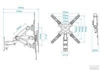 Лот: 14547688. Фото: 3. Кронштейн для LCD/LED тв 40"-50... Бытовая техника