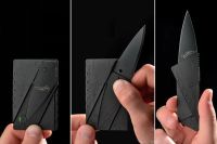 Лот: 8460478. Фото: 3. Нож визитка cardsharp черный цвет... Туризм, охота, рыбалка, самооборона