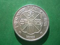 Лот: 20844231. Фото: 4. Испания 100 песет 1966 г., UNC... Красноярск
