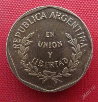 Лот: 2687555. Фото: 2. (№2418) 1 сентаво 1998 (Аргентина... Монеты