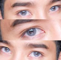 Лот: 11371595. Фото: 2. Серые линзы, аналог Solotica... Оптика