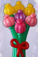 Лот: 6000472. Фото: 3. Тюльпаны из воздушных шариков... Сувениры, подарки