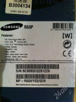 Лот: 716217. Фото: 2. Samsung R60 Plus (NP-R60Y). Компьютеры, ноутбуки, планшеты