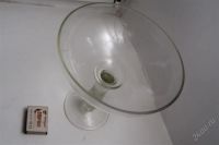 Лот: 2374691. Фото: 2. Вазочка на ножке - стекло. Посуда, кухонная утварь