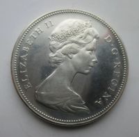Лот: 6830252. Фото: 2. Канада, 1 доллар, гусь, 1967г... Монеты