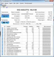 Лот: 2680715. Фото: 2. SSD OCZ Agility2 40 GB Sata-II. Комплектующие