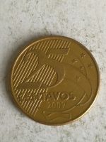 Лот: 16494583. Фото: 2. Бразилия 25 сентаво, 2007 г. Монеты