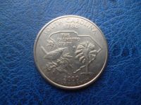 Лот: 11299339. Фото: 2. 25 центов 2000 года Штат Южная... Монеты