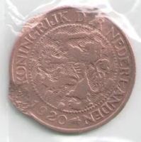 Лот: 10628160. Фото: 2. 1 цент 1920 года, Голландия Нидерланды. Монеты