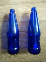Лот: 16680502. Фото: 4. Бутылка. Синее стекло... для поделок... Красноярск