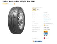 Лот: 20026059. Фото: 4. шины 185/70 R14 Sailun Atrezzo... Красноярск