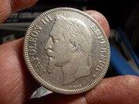 Лот: 16708436. Фото: 2. Отличные редкие 5 франков 1869... Монеты