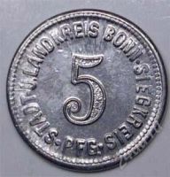 Лот: 1559032. Фото: 2. Германская Империя. 5 пфенниг... Монеты