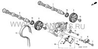 Лот: 13304509. Фото: 2. Ролик грм HONDA 14510PGEA01. Автозапчасти