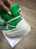 Лот: 25728852. Фото: 5. Новые Зелёные дутики на шнуровке...