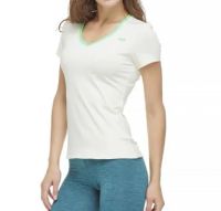 Лот: 6336506. Фото: 2. Кремовая футболка с V- образным... Женская одежда