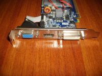 Лот: 4520638. Фото: 2. 1Gb GeForce GT 220 ECS. Комплектующие