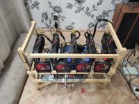 Лот: 18070898. Фото: 3. mining ферма на 5 видеокартах... Компьютеры, оргтехника, канцтовары