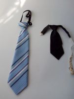 Лот: 11743043. Фото: 3. Два галстука голубой и чёрный... Одежда, обувь, галантерея