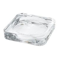 Лот: 12618682. Фото: 2. Тарелка для свечи, прозрачное... Предметы интерьера