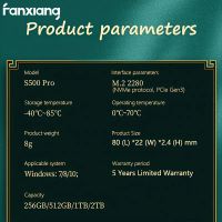 Лот: 19989985. Фото: 5. Новый SSD 256 ГБ (256 GB), Fanxiang...