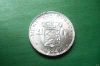 Лот: 17660250. Фото: 2. Нидерланды Кюрасао 2,5 гульдена... Монеты