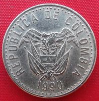 Лот: 4764030. Фото: 2. (№3622/LK) 20 песо 1990 (Колумбия... Монеты