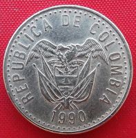 Лот: 4764030. Фото: 2. (№3622) 20 песо 1990 (Колумбия... Монеты