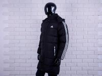 Лот: 14957207. Фото: 2. Пуховик Adidas black/white. Мужская одежда