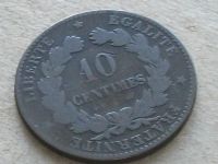 Лот: 15193498. Фото: 2. Монета 10 сантим Франция 1874... Монеты