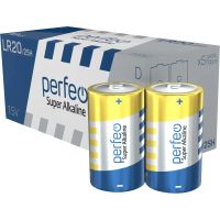 Лот: 25794792. Фото: 2. Батарейка PERFEO LR20 2SH Super... Аксессуары