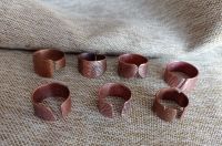 Лот: 4569589. Фото: 6. Брутальное медное кольцо ручной...