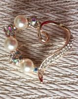 Лот: 17164206. Фото: 2. Брошь Сердце. Ювелирные изделия, бижутерия, часы