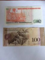 Лот: 17885061. Фото: 2. Набор банкнот Перу 50 инти XF... Банкноты