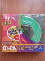 Лот: 8165179. Фото: 3. иски CD-R 210mb/23min Digitex... Компьютеры, оргтехника, канцтовары