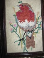 Лот: 12739863. Фото: 3. Винтажная ключница вышивка ручной... Домашний быт