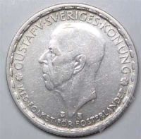Лот: 1545502. Фото: 2. Швеция. 1 крона 1949г. Серебро... Монеты