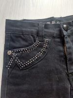 Лот: 15931873. Фото: 2. Черные джинсы для девочки. Одежда и аксессуары