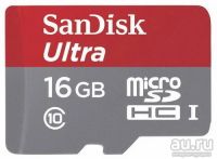 Лот: 8311231. Фото: 2. Карта памяти SanDisk Ultra microSDHC... Носители информации