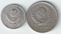 Лот: 19981448. Фото: 2. 10 и 20 копеек 1943 год . СССР... Монеты