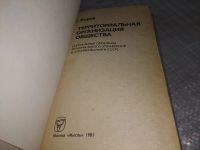 Лот: 18405758. Фото: 2. Хорев Б. Территориальная организация... Общественные и гуманитарные науки